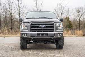 Ford F-150 Tow Hook to Shackle Conversion Kit - Rough Country - Black - '09-'20